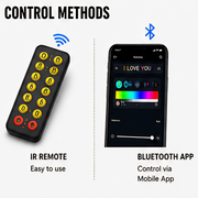 LED Matrix Panel Flexible RGB Car Display with App & Remote Control