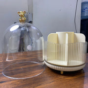 360° Rotating Makeup Brush Organizer (Random Colors)